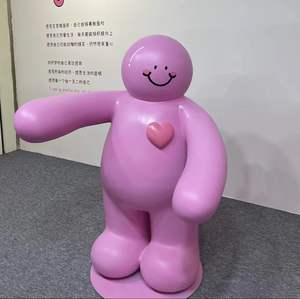 Escultura Grande de Resina de Fibra de Vidrio con Diseño de Personaje de Dibujos Animados <span class=keywords><strong>Bobo</strong></span>, Pintada a Mano, Tamaño Personalizado, Diseño Personalizado de Personajes de Moda de <span class=keywords><strong>TV</strong></span>/Películas para Exteriores - Product Image 2