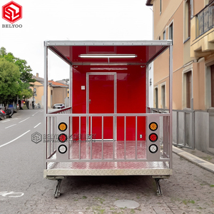Remorque professionnelle de crème glacée et de nourriture pour hot-dogs à vendre avec fenêtre de concession Food Truck mobile - Product Image 1