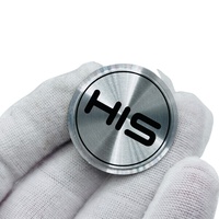 Placa de Identificación de Aluminio Cepillado con Relieve 3D al por Mayor, Placa de Identificación de Metal Personalizada para Logotipo