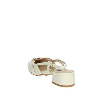 Ballerine da Donna Miabelle MB03 Crema con Punta Affusolata e Cinturino alla Caviglia - Product Image 2