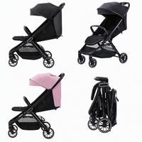 Luxe Loopingfun D959 3-en-1 bébé landau chariot poussette cadre en acier inoxydable grandes roues 20KG capacité de charge tirant Pod Passes