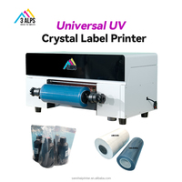 Imprimante d'étiquettes A3 UV DTF, encre CMYKWV, utilisation automatique à domicile ou en studio, impression d'autocollants de 30 cm pour tasses, verres, coques de téléphone, nouvelle, garantie 1 an