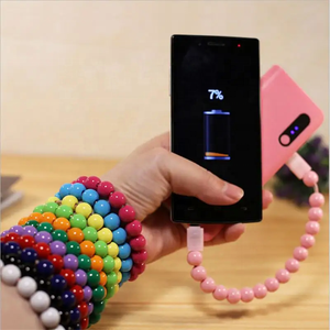 Pulsera de cuentas Cable <span class=keywords><strong>Micro</strong></span> <span class=keywords><strong>Usb</strong></span> <span class=keywords><strong>Tipo</strong></span> <span class=keywords><strong>C</strong></span> Cables de teléfono Cable <span class=keywords><strong>Usb</strong></span> <span class=keywords><strong>C</strong></span> <span class=keywords><strong>Tipo</strong></span> <span class=keywords><strong>C</strong></span> <span class=keywords><strong>A</strong></span> Cable de datos de sincronización <span class=keywords><strong>Usb</strong></span> para cable de cargador de teléfono celular Android - Product Image 6