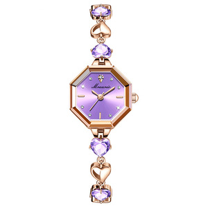 Nouvelle <span class=keywords><strong>montre</strong></span>-<span class=keywords><strong>bracelet</strong></span> mince pour <span class=keywords><strong>femme</strong></span> à la mode avec incrustation de diamants et petit cadran réglable pour <span class=keywords><strong>montre</strong></span> pour <span class=keywords><strong>femme</strong></span> - Product Image 1