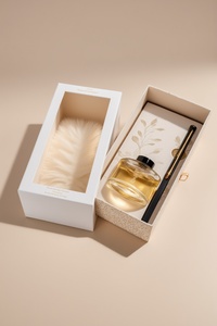 Cassetto Kraft di fascia alta scatola di confezionamento di profumo vuoto con finestra di visualizzazione trasparente per bottiglie di profumo e diffusore stick Set regalo - Product Image 2