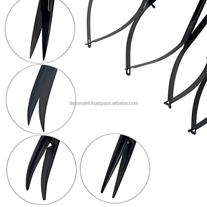 Ensemble d'instruments microchirurgicaux noirs : Ciseaux à ressort micro, pinces fines, fournisseur en gros pour la neurochirurgie - Product Image 2