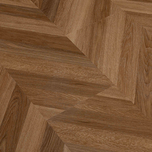 Suelo Vinílico SPC Click Chevron OEM ODM SGS CE RoHS Acabado Brillante Aspecto Roble 4.2mm Sin Base Adhesiva Chevron SPC - Product Image 1