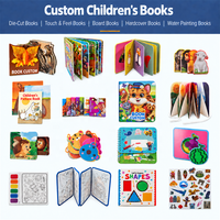 Buku Karton Hewan Mini Harga Murah Cetak Kustom Ukuran Kecil untuk Bayi Anak-anak Pembelajaran Dini Pabrik OEM Grosir Partai Besar