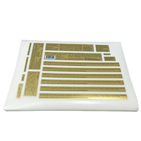 Étiquettes cosmétiques en feuille d'or brillante-Autocollants en vinyle imperméables pour soins de la peau de luxe et emballage de pot de crème