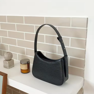 Sac à bandoulière pour femme 2026, vente en gros, sac à main tendance, sac rétro rayé en cuir PU - Product Image 4