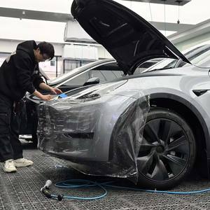 <span class=keywords><strong>ฟิล์ม</strong></span> TPU PPF โปร่งใสสำหรับทุกส่วนเหมาะสำหรับรุ่น Tesla รุ่น3 Highland 2025 Pre-Cut ป้องกันรอยขีดข่วนซ่อมเอง - Product Image 6