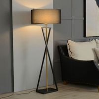 Nouvelle lampe de salon moderne de luxe pour hôtel, lampe de lecture à LED à intensité variable, lampe sur pied mère et fils