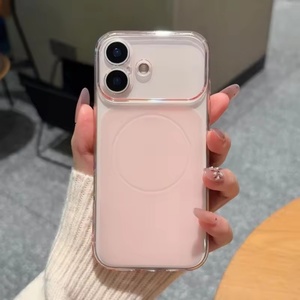 Funda Protectora para Teléfono Móvil con Lente de Cobertura Total, Mate y Translúcida, para iPhone 17 14 15 16 Pro Max 17 Air, de TPU Suave - Product Image 1