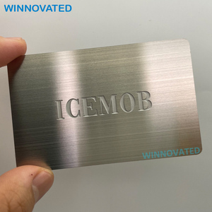 Biểu tượng tùy chỉnh in ấn thép không gỉ cai trị công cụ kim loại thẻ kinh doanh - Product Image 6