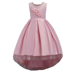 Vestido de Princesa de Flores para Niñas, para Bodas, Fiestas de Cumpleaños, de 3 a 14 Años, Vestido Largo con Falda Alta y Baja, Tutú de Baile - Product Image 2