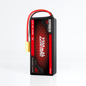 แบตเตอรี่ DEFNOCO 2200mAh 6S 22.2V ความหนาแน่นสูง อัตราการคายประจุ 70C ชุดแบตเตอรี่กึ่งโซลิดสเตท รับประกัน 1 ปี 6S--2200mah--70C--22.2V - Product Image 1