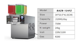 Machine à crème glacée commerciale de haute qualité de flocon de Bingsu de mode pour <span class=keywords><strong>le</strong></span> <span class=keywords><strong>restaurant</strong></span> de thé de lait de café - Product Image 6