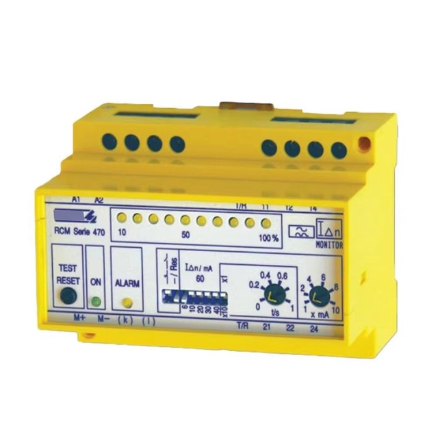 1 Brand New Original Item Brand New 100% Original Rcm470ym2 Residual Current Monitor for Tn Tt System 30ma 10a Plc