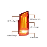 Feux arrière LED pour Mercedes-Benz Vito V260 V-Class 2016-2022, feux de freinage, feux de recul, feux arrière automobiles, mise à niveau des feux arrière dynamiques