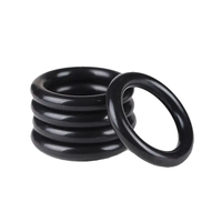 O Snap Ring en plastique couleur personnalisée multi fonction pour salle de bain rideau de douche activités de plein air couleur noire joint torique