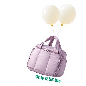 Trousse de Toilette de Voyage Grande Capacité pour Femme, Organisateur de Maquillage, Sac Cosmétique avec Poignée, Pochette de Rangement pour Shampoing, Logo Personnalisé, Vente en Gros - Product Image 1