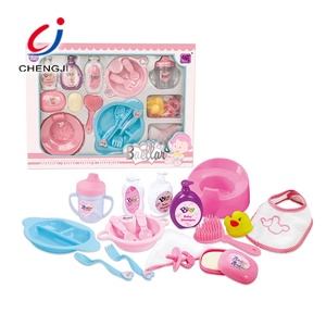 Baby Nursing Bottle Toy Toilet Baby <strong>Doll</strong>, Soap Shampoo Toy <strong>Doll</strong> <strong>Bath</strong> Play Set - Product Image 3
