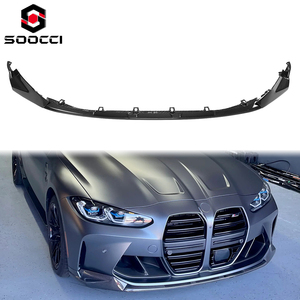 Séparateur avant en fibre de carbone sèche M3 M4 Style MP pour <span class=keywords><strong>BMW</strong></span> G80 G81 M3 G82 G83 M4 mise à niveau avant Scoop pare-chocs lèvre Spoiler menton nouveau - Product Image 1