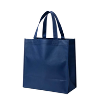 Sac de supermarché en non-tissé laminé grande capacité, impression personnalisée, sac de transport pour fruits et légumes