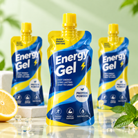 Sachet souple personnalisé pour boisson protéinée, supplément énergétique en gel, emballage liquide pour la nutrition sportive