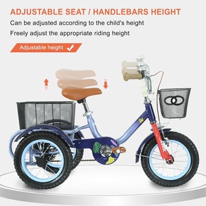 Nuevo Diseño, Triciclo Infantil de 3 Ruedas de 16/18 Pulgadas con Doble Asiento, para Niños de 2 a 4 Años, Unisex - Product Image 5