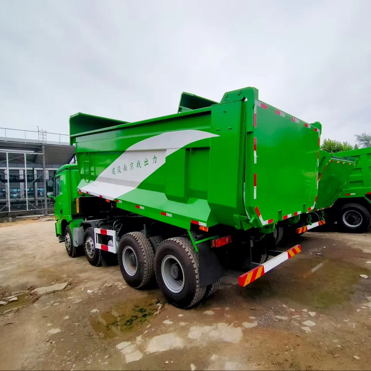 XCM G HANVAN G7 350 л.с. ручной топливный самосвал 8*4 5,8 м грузовой ящик Euro 5 Weichai двигатель с быстрой трансмиссией высокий несущий вал