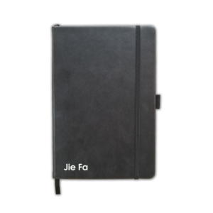 <b>A5</b> Elegant Organizer Hardcover Personalized Fabric Leather Diary Wellness Journal <b>Notebook</b> with Custom Logo Printing - Product Image 5