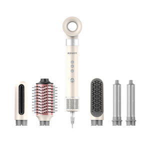 เครื่องเป่าผมเคมี 6 อิน 1 ชุด 11000 รอบต่อนาทีประจุลบเครื่องมือมืออาชีพสำหรับร้านเสริมสวยสีมิลค์กี้ KM-6896 - Product Image 3