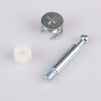 Connecteur d'angle en fer à taux de réachat élevé pour meubles, joint de bois pour connexion à came, vis zinguée