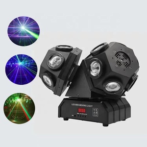 18*10w a tre teste a testa mobile a testa Laser a fotodiodo rotante per capelli luci da discoteca Bar illuminazione da palco da discoteca - Product Image 2
