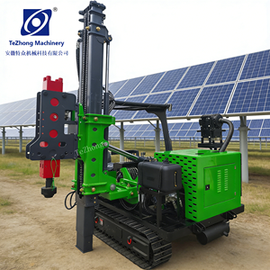 <span class=keywords><strong>Pile</strong></span> driver sur chenilles facile à utiliser TZ585, commande intégrée, utilisation par un seul homme, formation en une journée pour les ouvriers ordinaires - Product Image 2