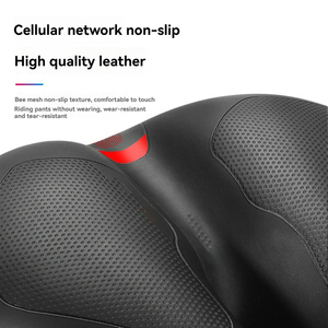 <span class=keywords><strong>Selle</strong></span> de vélo confortable en cuir souple épaissi, absorbant les chocs, pour VTT – Vente en gros - Product Image 4