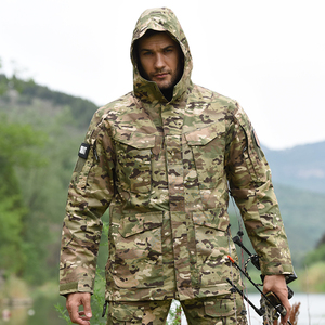 Vestes Tactiques Chaudes <span class=keywords><strong>et</strong></span> Légères pour Hommes d'Extérieur d'Hiver de Haute Qualité Personnalisables en Usine avec Capuches - Product Image 5
