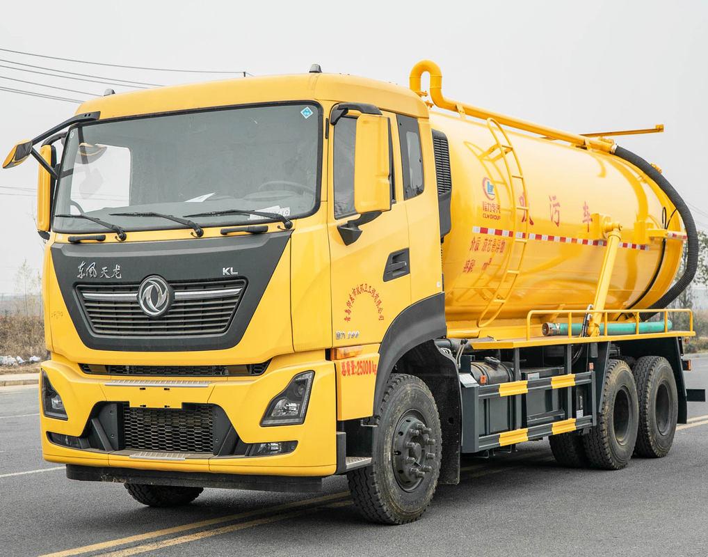 Dongfeng Tianlong KL Грузовик для всасывания сточных вод 6x4 приводный дизельный грузовик с механической коробкой передач