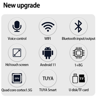 86N android11 ses kontrolü TUYA akıllı ev sineması 4 inç dokunmatik ekran müzik paneli ses WIFI bluetooth ses in duvar amplifikatör