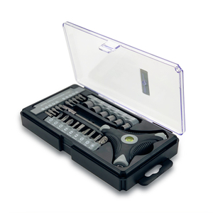 GLEDE 28 en 1 – Kit de tournevis rechargeable de qualité professionnelle avec poignée en acier et embouts magnétiques hexagonaux et Phillips – Outils de réparation pour téléphones portables et ordinateurs portables - Product Image 5