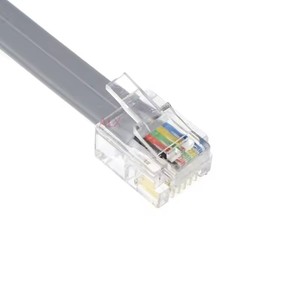 Câble de liaison gris DIY 6 conducteurs pour <span class=keywords><strong>robot</strong></span> jouet <span class=keywords><strong>NXT</strong></span> EV3, câble de données, ligne téléphonique six conducteurs, prise modulaire téléphonique RJ11 6P6C 6 broches - Product Image 4