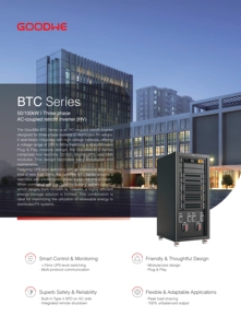 Onduleur hybride triphasé <span class=keywords><strong>GoodWe</strong></span> série ETC 50kW <span class=keywords><strong>100kW</strong></span>, conception modulaire, UPS de secours haute efficacité pour le stockage d'énergie C&I - Product Image 4