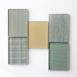 Verre de sécurité décoratif en métal poli 5mm 4mm, multi-mailles, <span class=keywords><strong>stratifié</strong></span>, pour cloison d'hôtel - Product Image 3