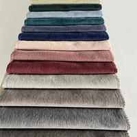 Tissu d'ameublement de chaise de meubles en velours gaufré Tissu de canapé en textile riche