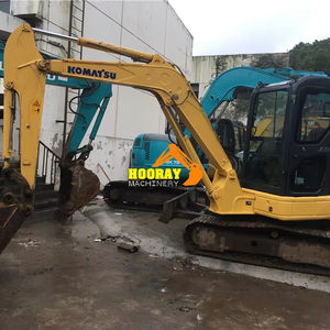 Excavadora Komatsu PC55MR usada de alta calidad, excavadora japonesa de segunda mano de 5,5 toneladas con componentes de núcleo de engranaje de motor, precio barato - Product Image 1