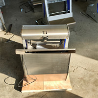 Trancheuse de pain grillé commerciale Couteaux de machine à trancher en acier inoxydable Trancheuse à pain