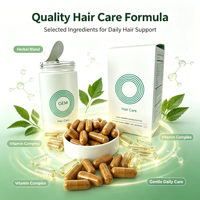 Complément Équilibrant pour la Croissance Capillaire et la Couverture du Cuir Chevelu pour Femmes, 120g Capsules, Dose 2, OEM