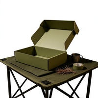 Boîte en papier enduit recyclable et écologique de 2 mm d'épaisseur, personnalisable avec impression quadricolore pour l'emballage extérieur des vêtements et des chaussures
