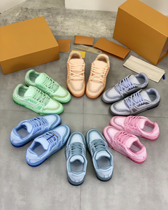 Chaussures de sport de luxe pour homme en cuir véritable, haute qualité, pour la marche décontractée, la course et le skateboard - Product Image 6